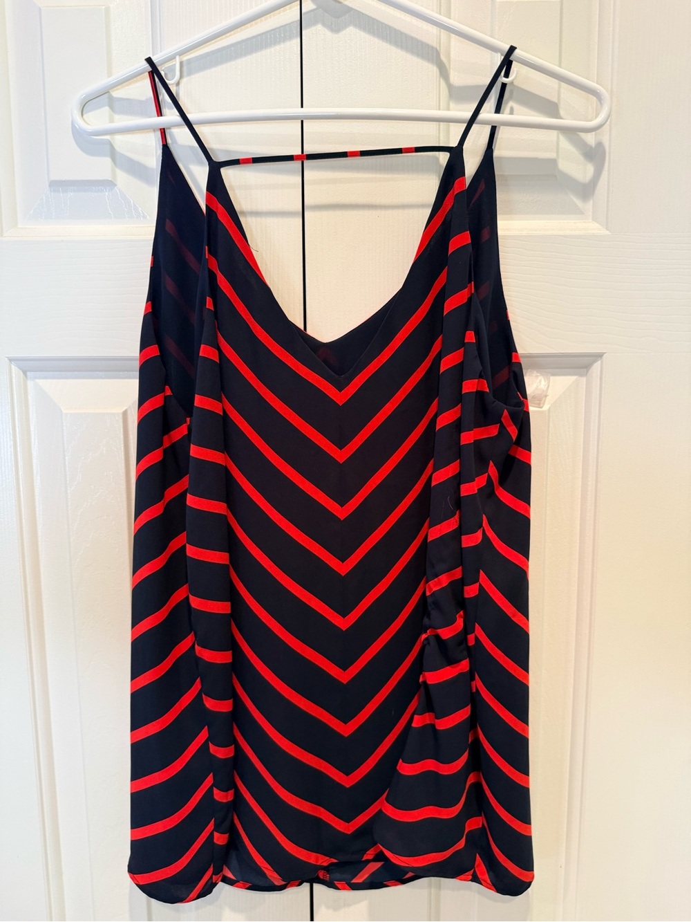 LOFT Navy Tank Top with Red Trim - Picture 6 of 6